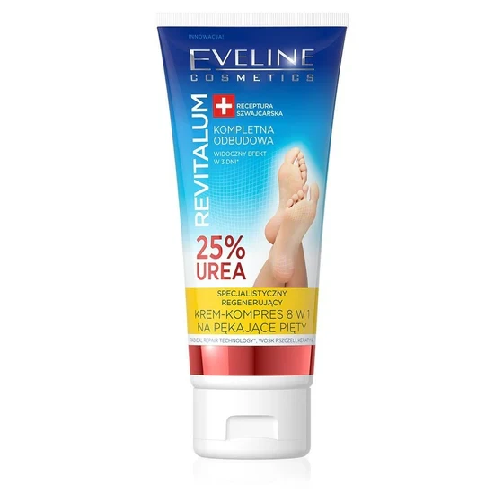 كريم-ضاغط مجدد ومكثف 8 في 1 للكعب المتشقق 25% يوريا | REVITALUM INTENSELY REGENERATING CREAM-COMPRESS 8IN1 FOR CRACKED HEELS 25% UREA