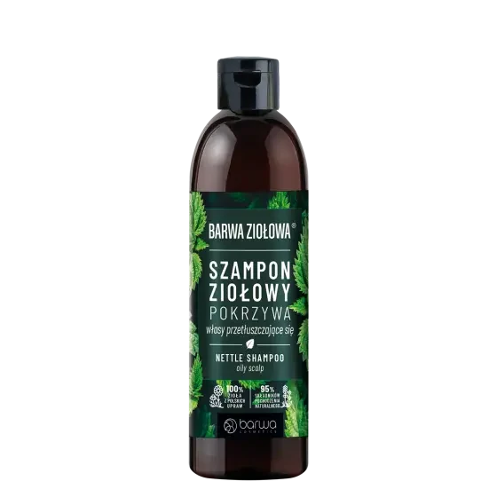 شامبو عشبي بنبات القراص، شامبو مزيل للشعر الدهنيي | Herbal Shampoo Nettle, degreasing shampoo for oily hair