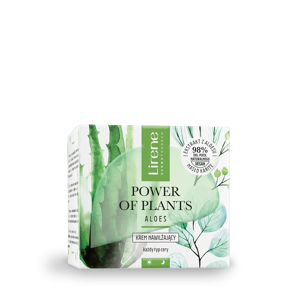 كريم وجه مرطب بالألوفيرا | POWER OF PLANTS ALOE MOISTURISING face cream