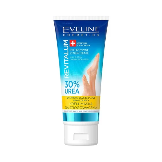 كريم-ماسك مرطب بـ 30% يوريا للتقشير ضد مسامير القدم، جوارب | REVITALUM MOISTURISING CREAM-MASK EXFOLIATING SOCKS AGAINST CALLUSES 30% UREA