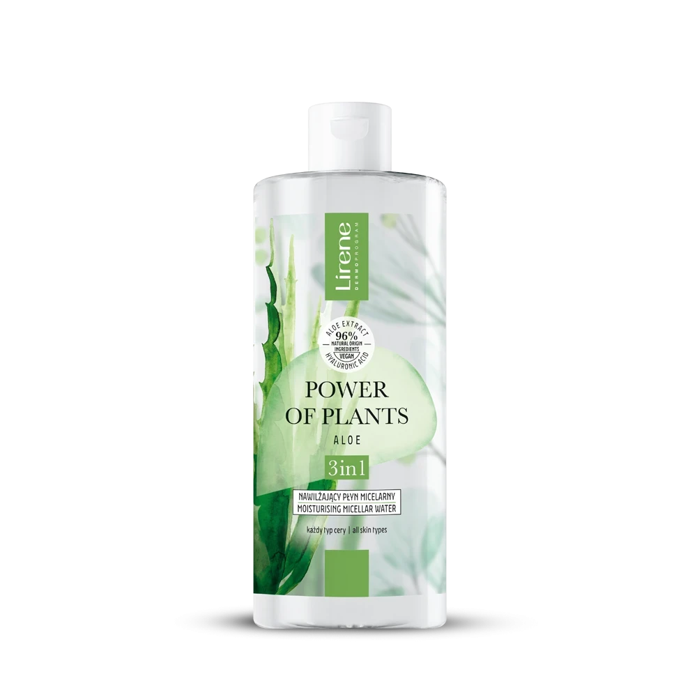ماء ميسيالر مرطب بالألوفيرا 3 في 1 | POWER OF PLANTS ALOE MOISTURISING MICELLAR WATER 3in1